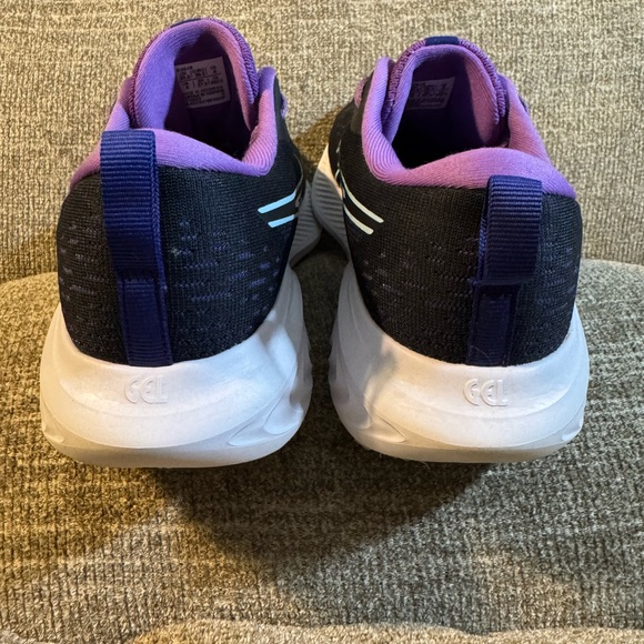 ASICS Women's GEL-EXCITE 10 Black and Purple Athletic Shoes Size 8 - Picture 9 of 10